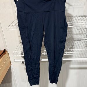 lululemon athletica Navy High-Rise Leggings with Side Pockets